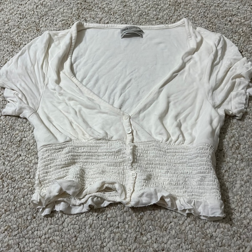 White Crop Top